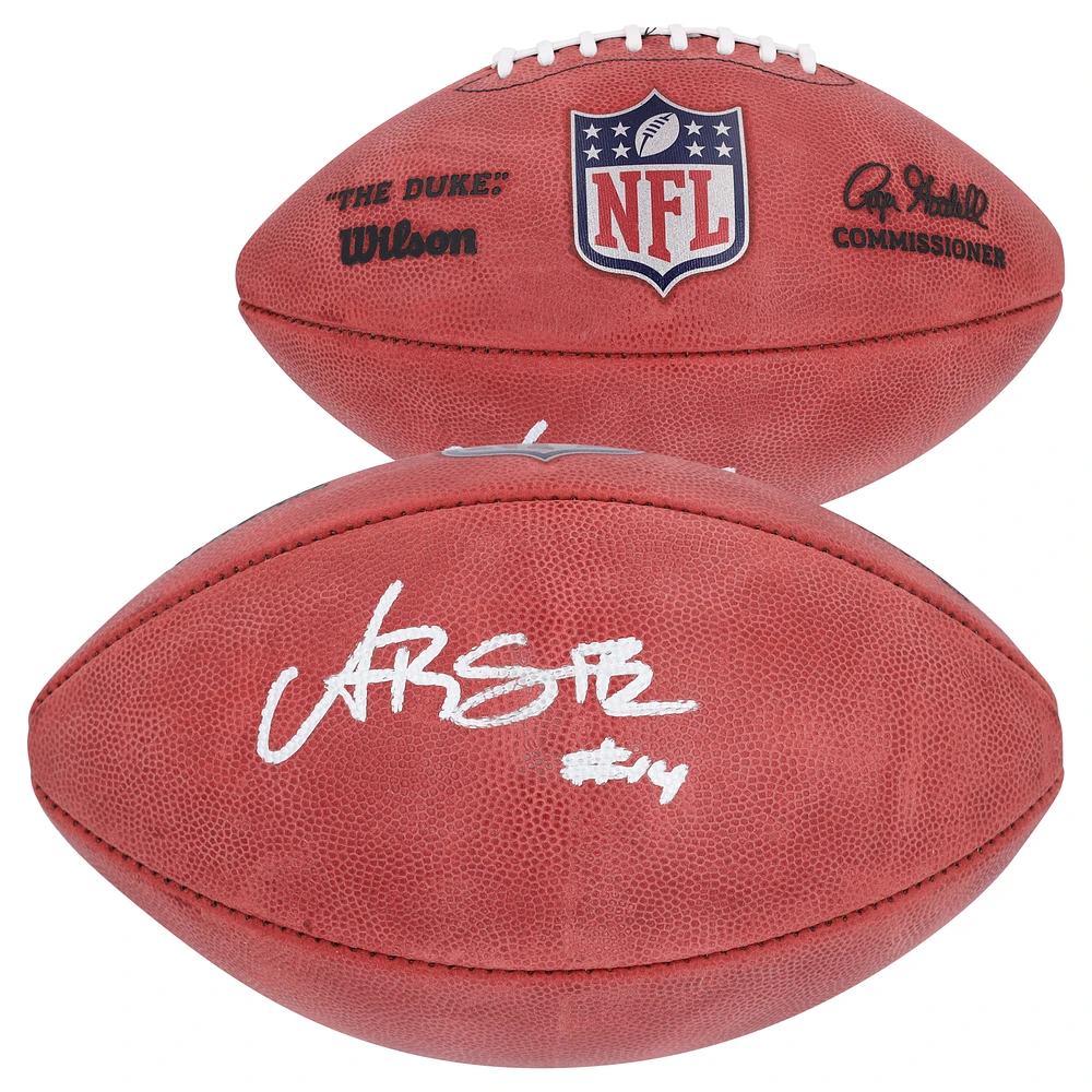 Amon-Ra St. Brown Detroit Lions Autographed Duke Full Color Football