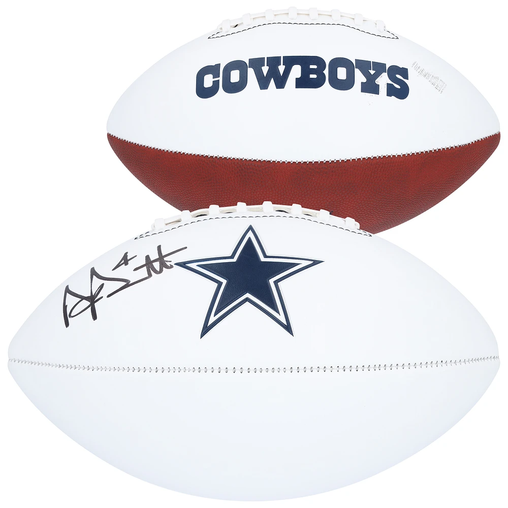 Dak Prescott Dallas Cowboys Autographed Franklin White Panel Football