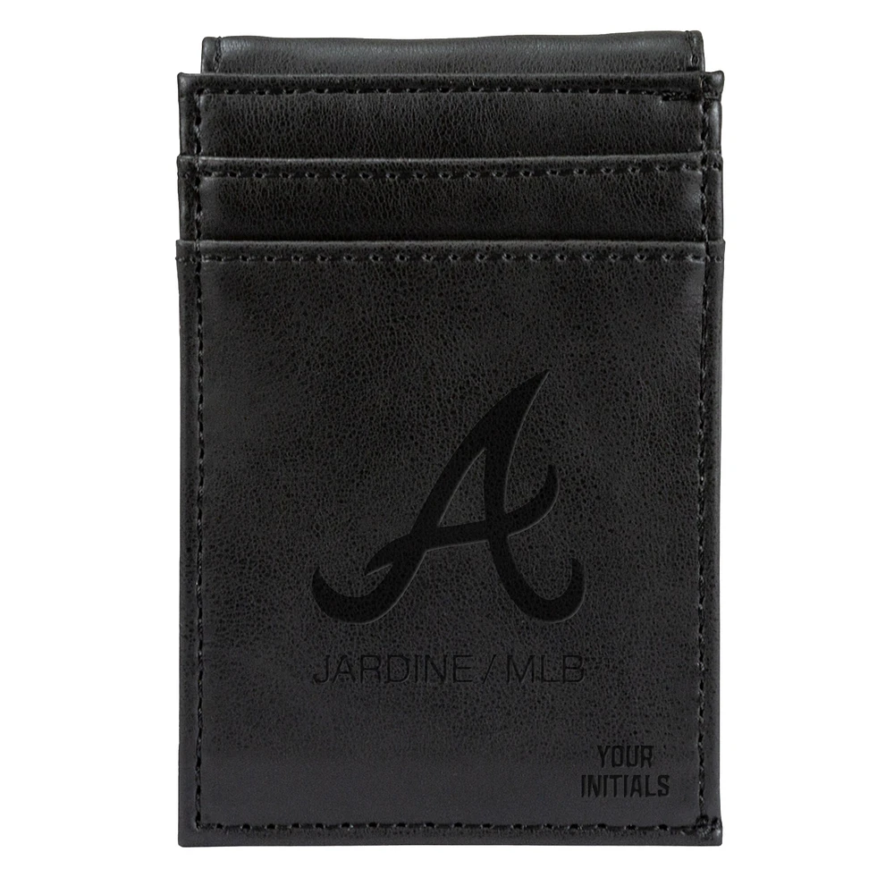 Atlanta Braves Personalized Front Pocket Wallet