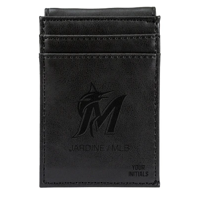 Miami Marlins Personalized Front Pocket Wallet