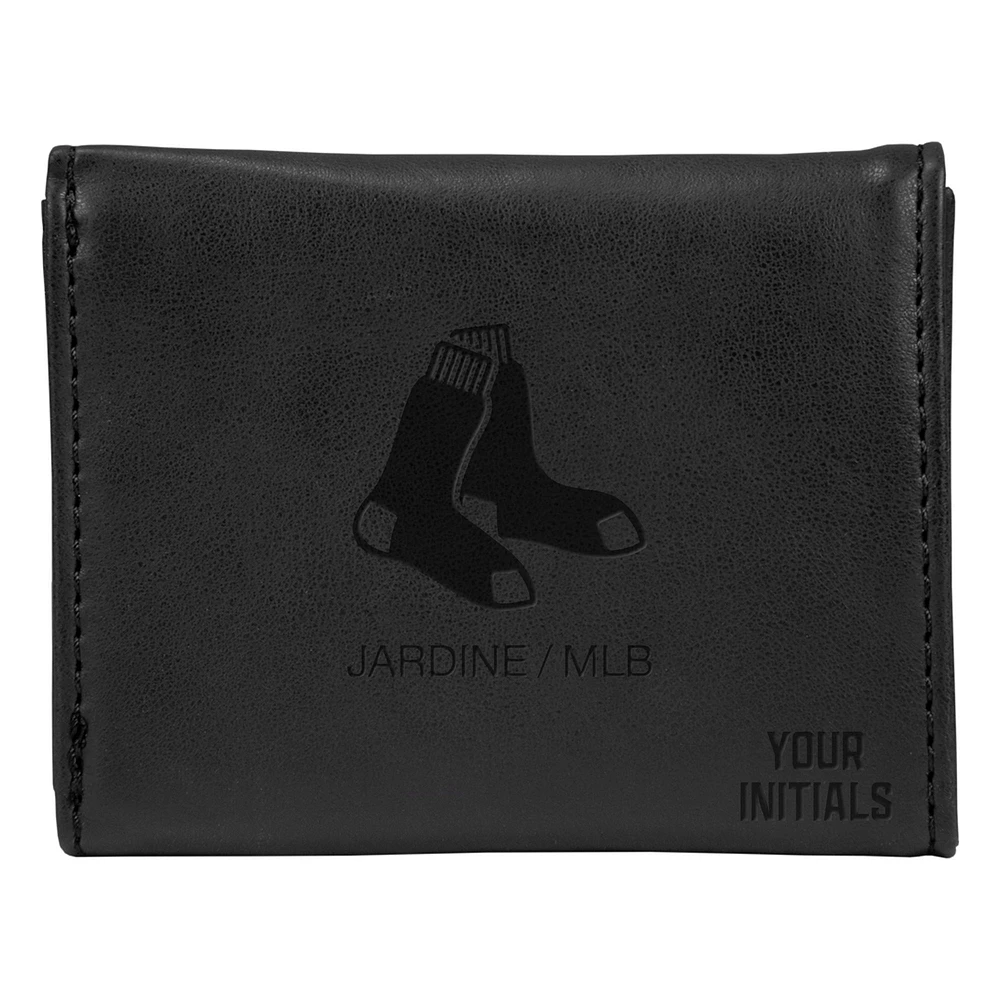Boston Red Sox Personalized Trifold Wallet