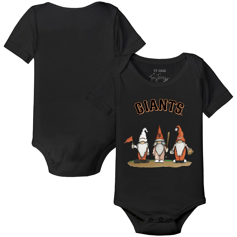 Infant Tiny Turnip Black San Francisco Giants Gnomes Bodysuit