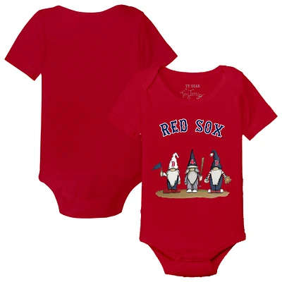 Infant Tiny Turnip Red Boston Sox Gnomes Bodysuit