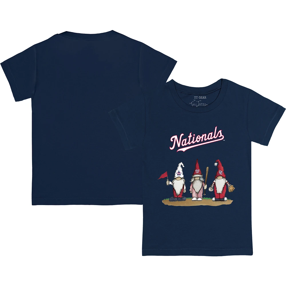 Infant Tiny Turnip Navy Washington Nationals Gnomes T-Shirt