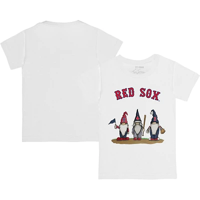 Infant Tiny Turnip White Boston Red Sox Gnomes T-Shirt