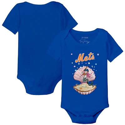 Infant Tiny Turnip Royal New York Mets Mermaid Bodysuit