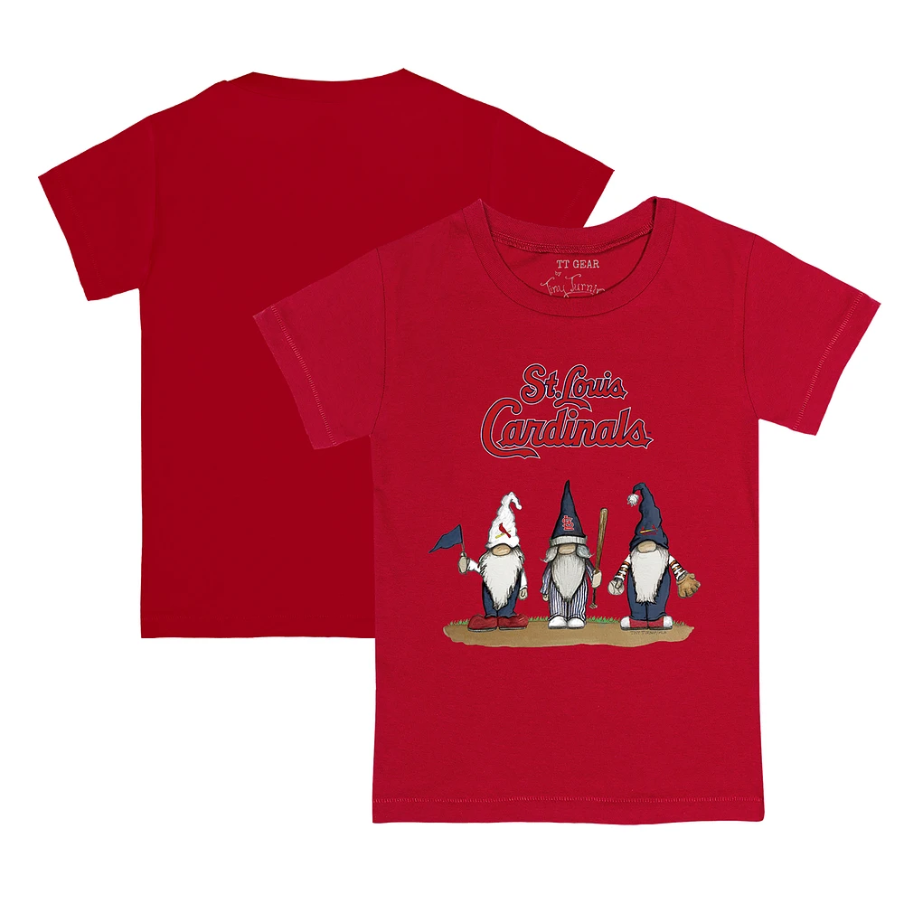 Toddler Tiny Turnip Red St. Louis Cardinals Gnomes T-Shirt