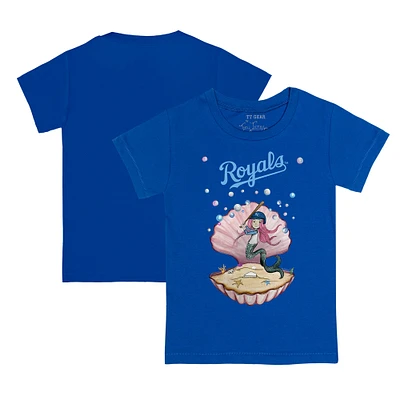 Toddler Tiny Turnip Royal Kansas City Royals Mermaid T-Shirt