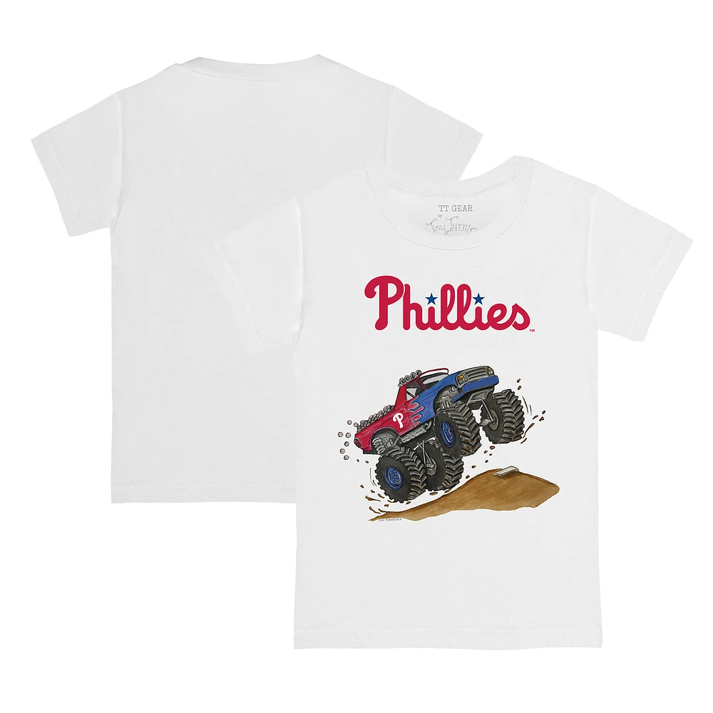 Toddler Tiny Turnip Philadelphia Phillies Monster Truck T-Shirt
