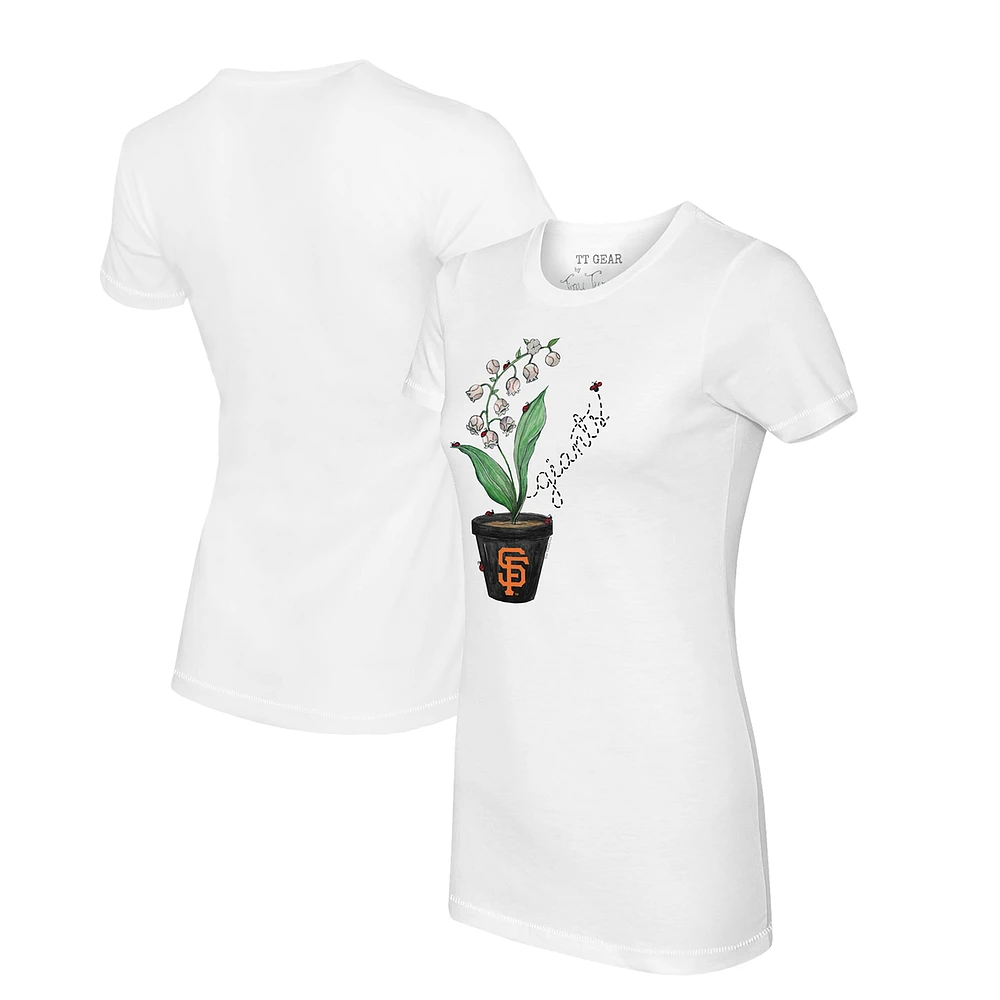 Women's Tiny Turnip San Francisco Giants Lilies & Ladybugs T-Shirt