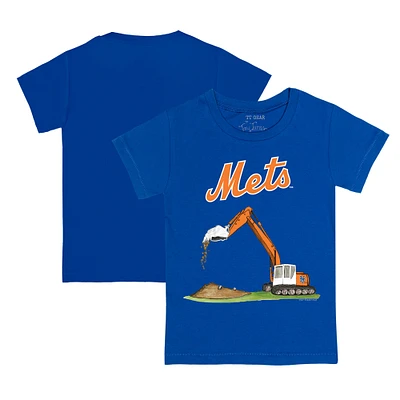 Youth Tiny Turnip Royal New York Mets Excavator T-Shirt