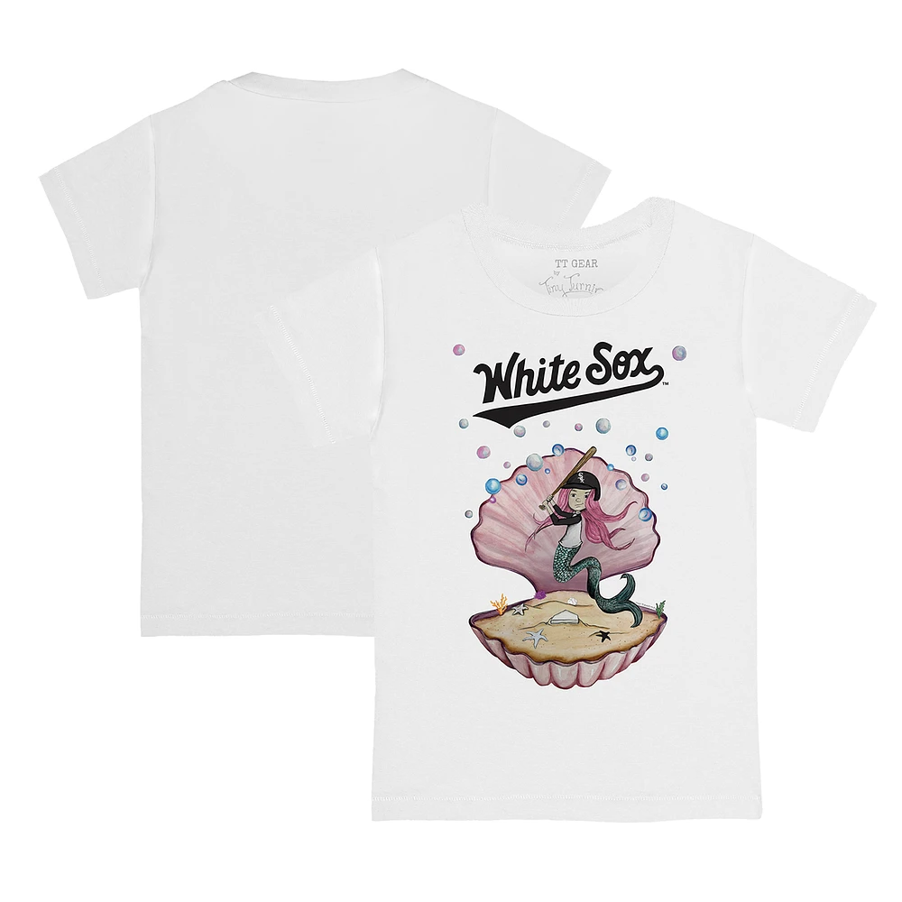 Youth Tiny Turnip White Chicago Sox Mermaid T-Shirt