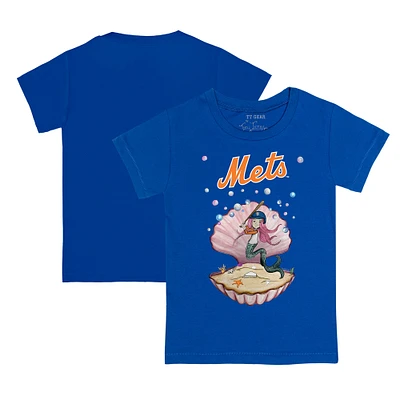 Youth Tiny Turnip Royal New York Mets Mermaid T-Shirt