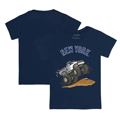 Youth Tiny Turnip Navy New York Yankees Monster Truck T-Shirt