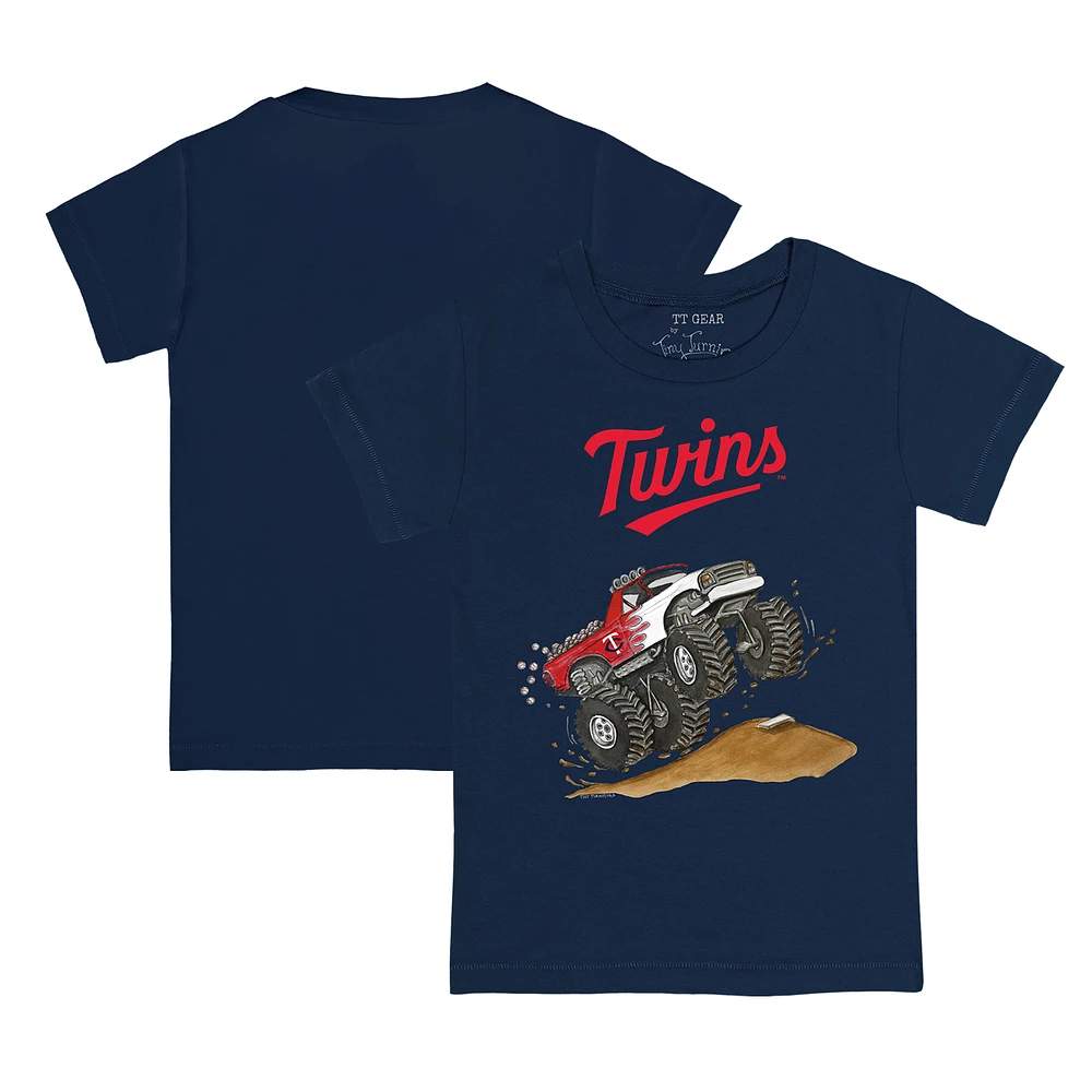 Youth Tiny Turnip Navy Minnesota Twins Monster Truck T-Shirt