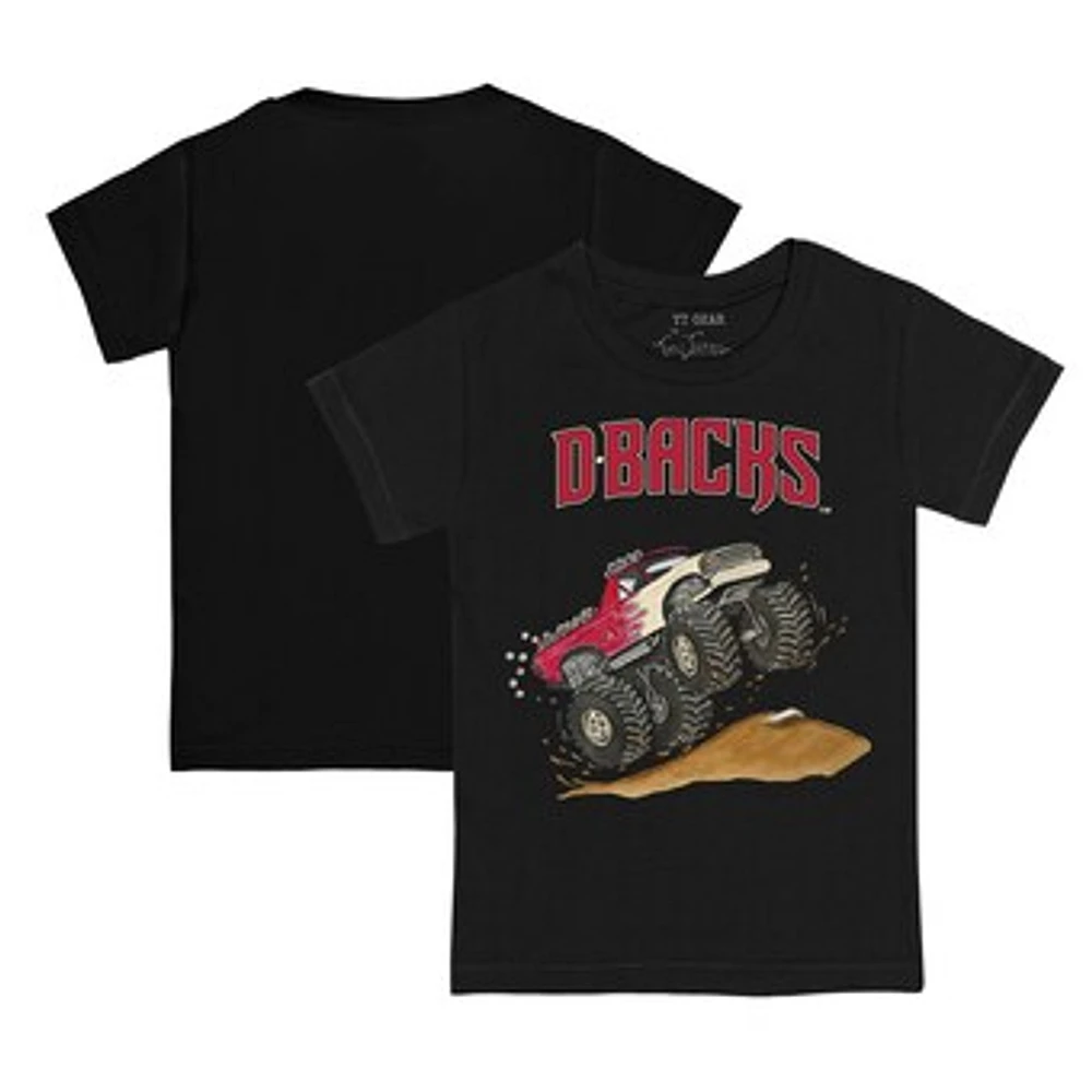 Youth Tiny Turnip Black Arizona Diamondbacks Monster Truck T-Shirt