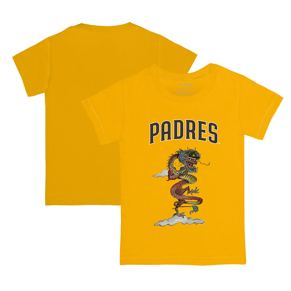 Youth Tiny Turnip Gold San Diego Padres 2024 Year of the Dragon T-Shirt