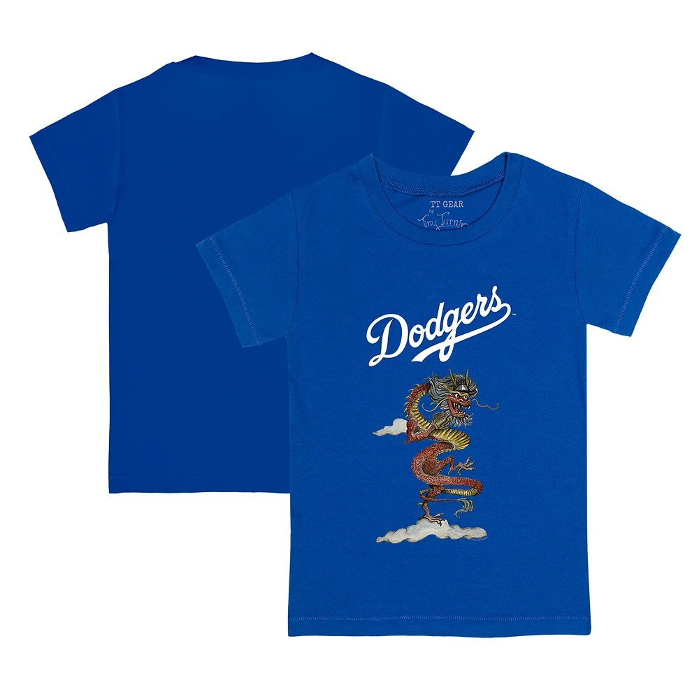 Youth Tiny Turnip Royal Los Angeles Dodgers 2024 Year of the Dragon T-Shirt