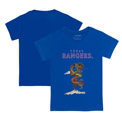 Youth Tiny Turnip Royal Texas Rangers 2024 Year of the Dragon T-Shirt