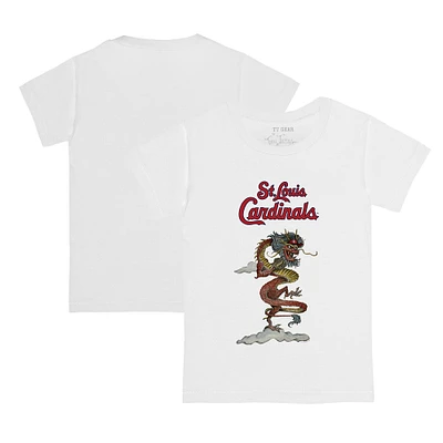 Youth Tiny Turnip White St. Louis Cardinals 2024 Year of the Dragon T-Shirt