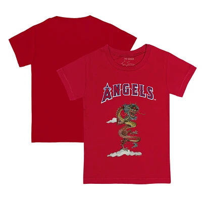 Youth Tiny Turnip Red Los Angeles Angels 2024 Year of the Dragon T-Shirt