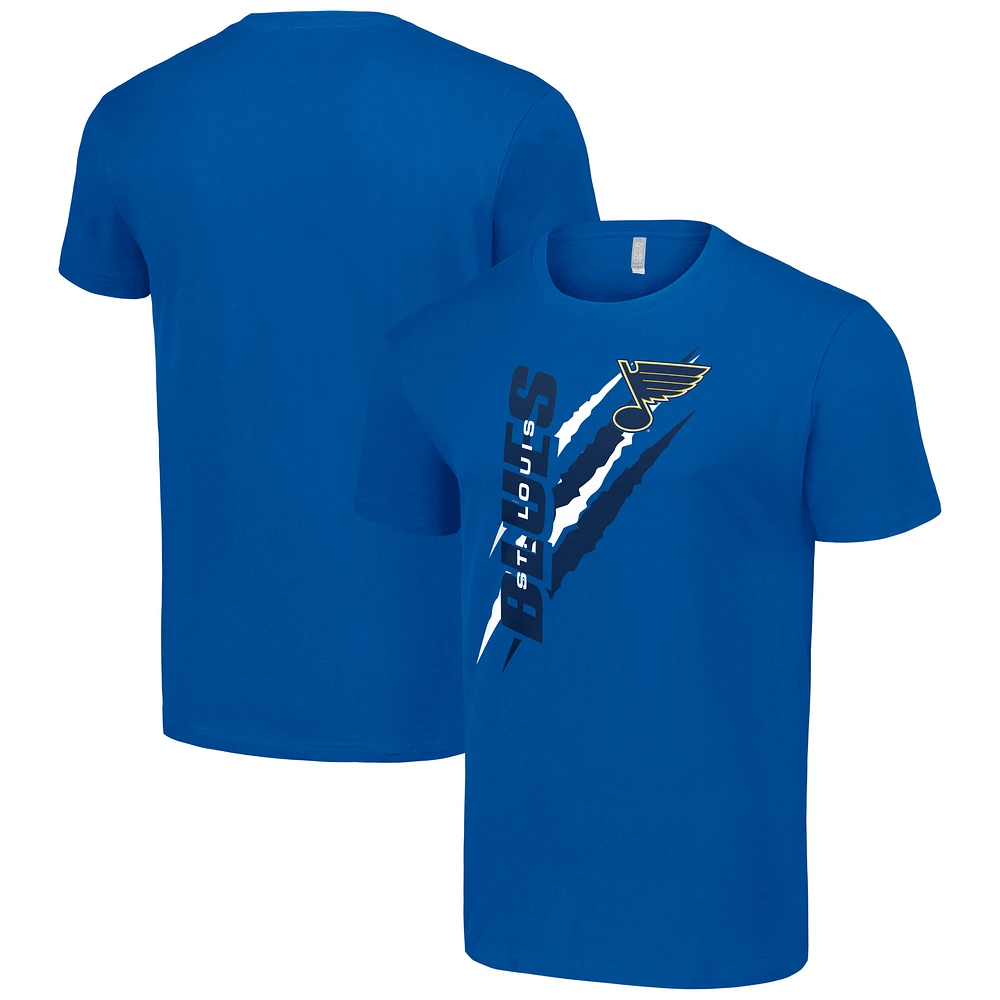 Men's Starter Blue St. Louis Blues Color Scratch T-Shirt
