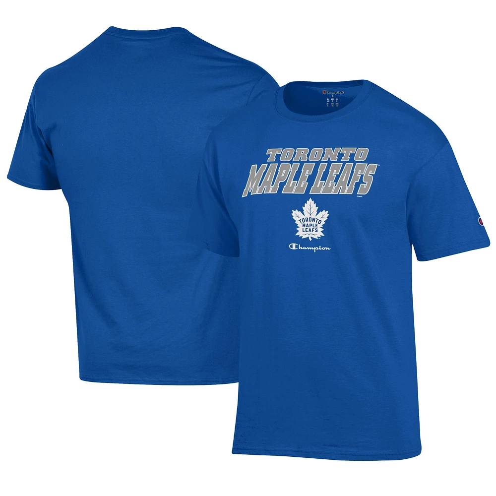 Men's Champion Royal Toronto Maple Leafs Jersey T-Shirt