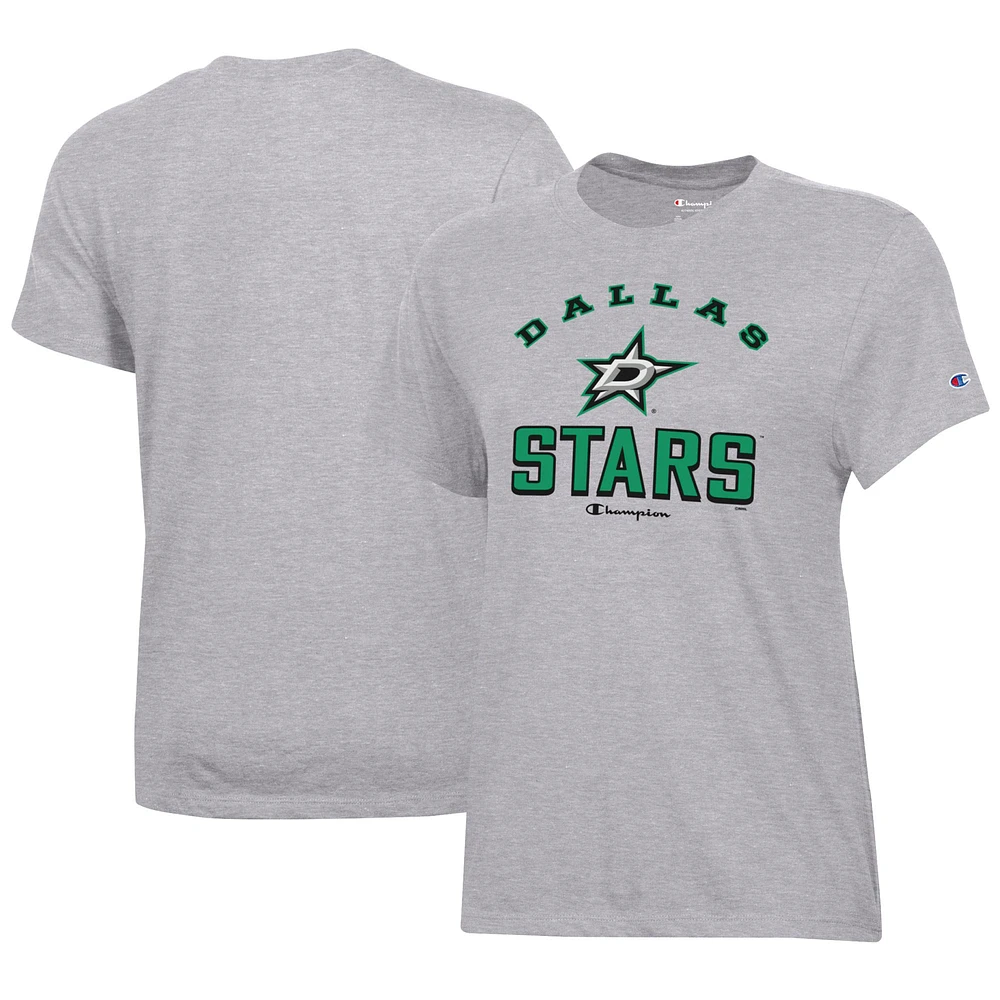 Women's Champion Heather Gray Dallas Stars Core T-Shirt