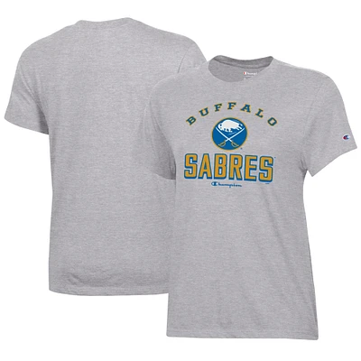 Women's Champion Heather Gray Buffalo Sabres Core T-Shirt