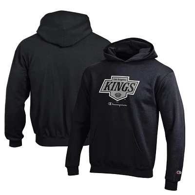 Youth Champion Black Los Angeles Kings Eco Powerblend Pullover Hoodie