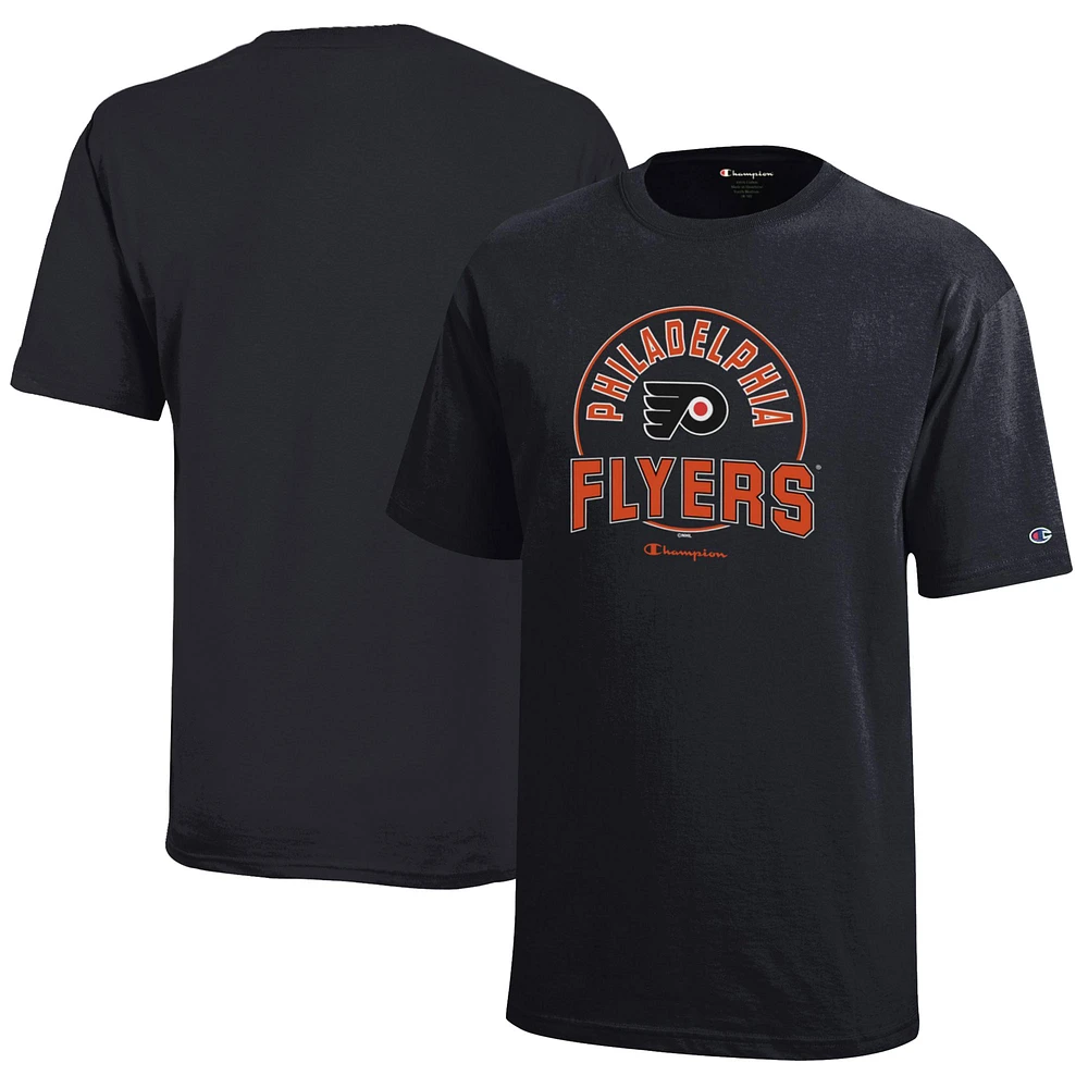 Youth Champion Black Philadelphia Flyers Jersey T-Shirt