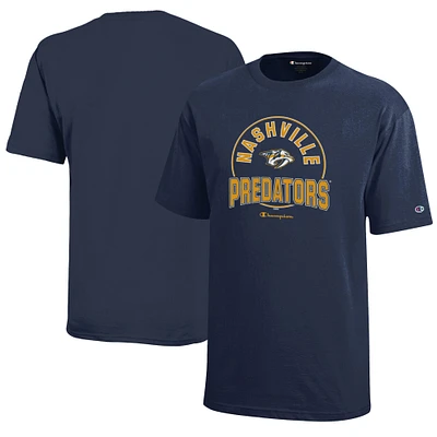 Youth Champion  Navy Nashville Predators Jersey T-Shirt
