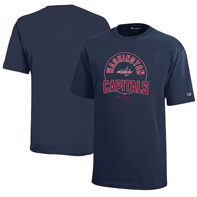 Youth Champion  Navy Washington Capitals Jersey T-Shirt
