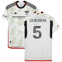 Facundo Quignón FC Dallas Autographed Match-Used #5 White Jersey from the 2023 MLS Season
