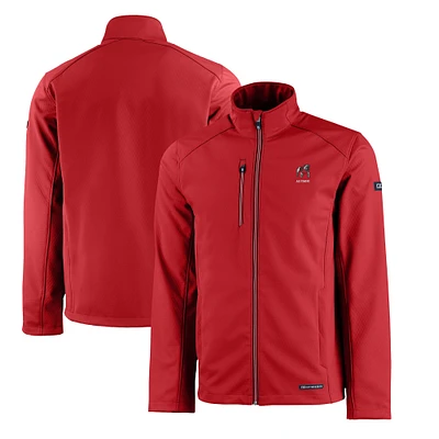 Men's Cutter & Buck Georgia Bulldogs Alumni Logo Evoke Eco Softshell Recycled Full-Zip Jacket