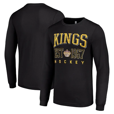 Men's Starter Los Angeles Kings Retro Graphic Long Sleeve Crew T-Shirt