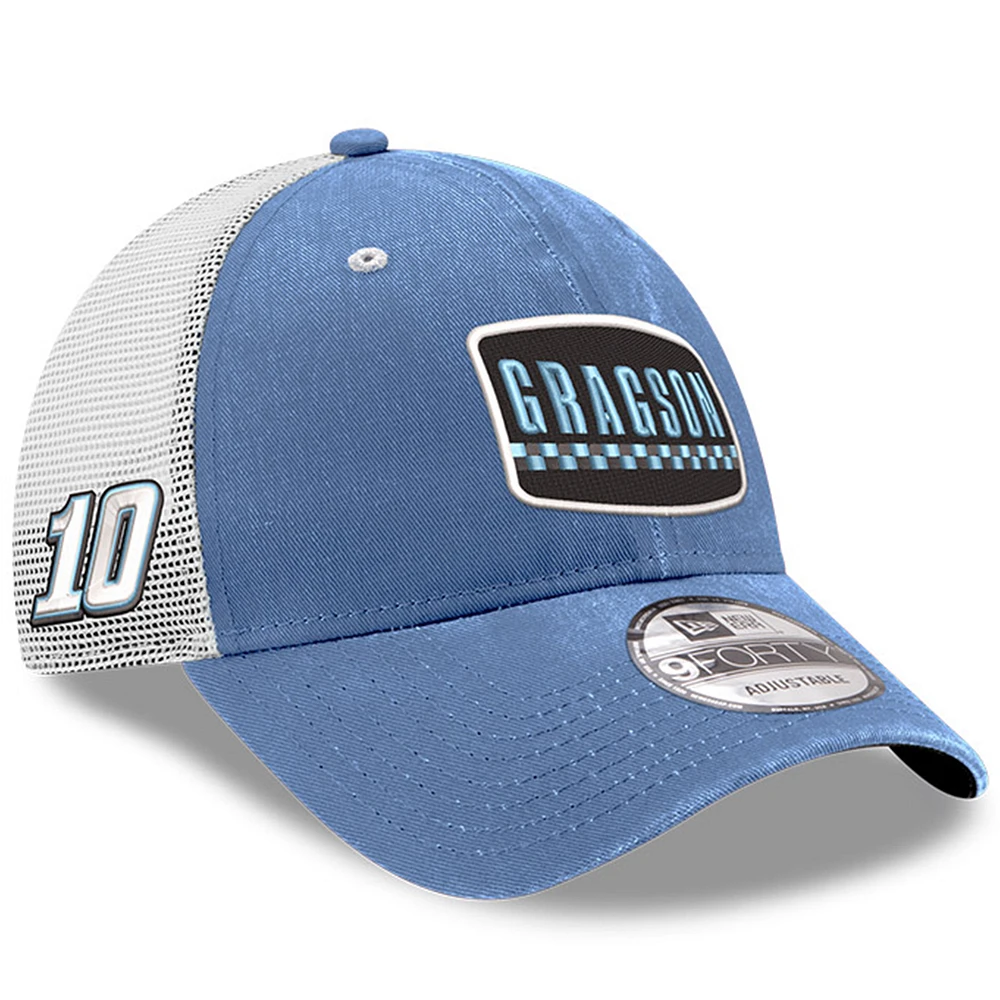 Men's New Era Light Blue Noah Gragson 9FORTY Adjustable Hat