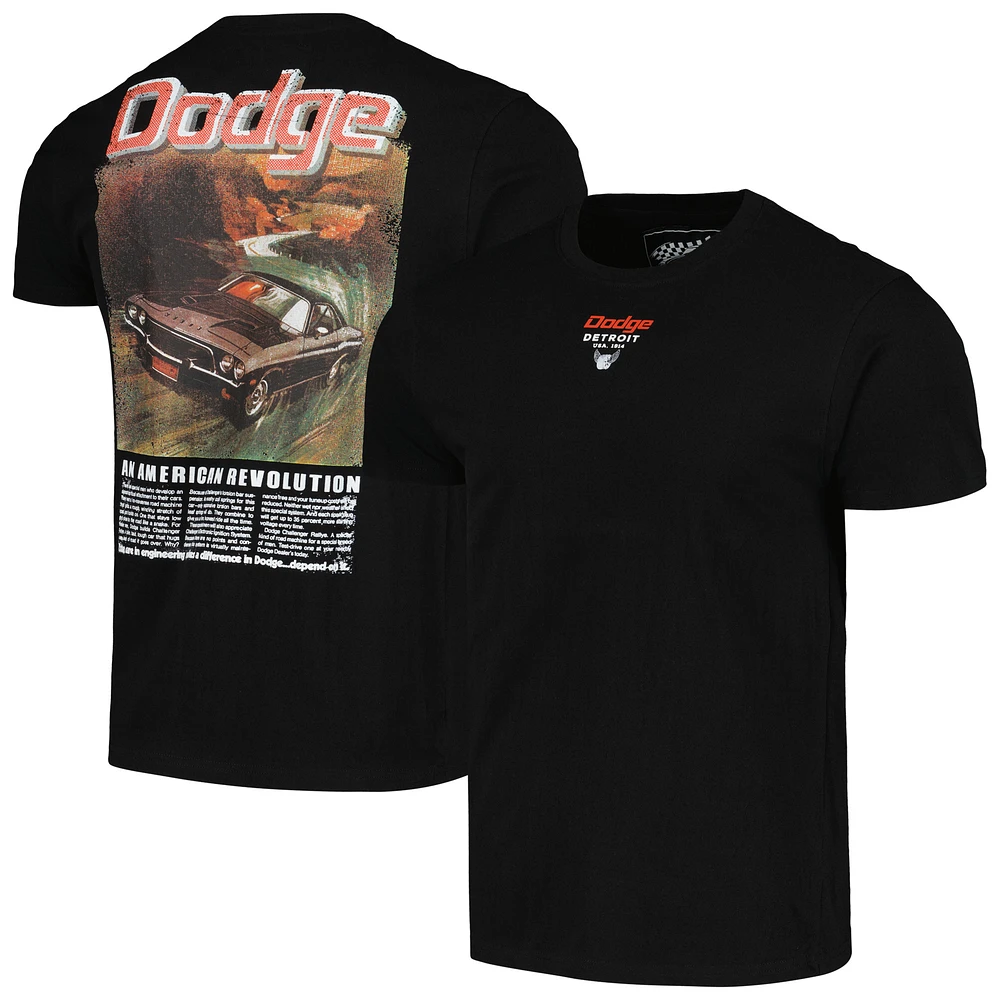 Men's Reason Black Dodge An American Revolution Graphic T-Shirt