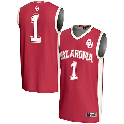 Unisex GameDay Greats #1 Crimson Oklahoma Sooners Lightweight Basketball Jersey