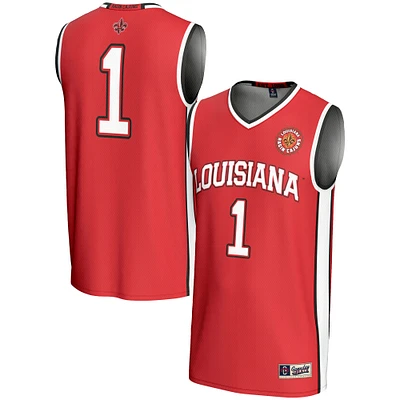 Unisex GameDay Greats #1 Cardinal Louisiana Ragin' Cajuns Lightweight Basketball Jersey