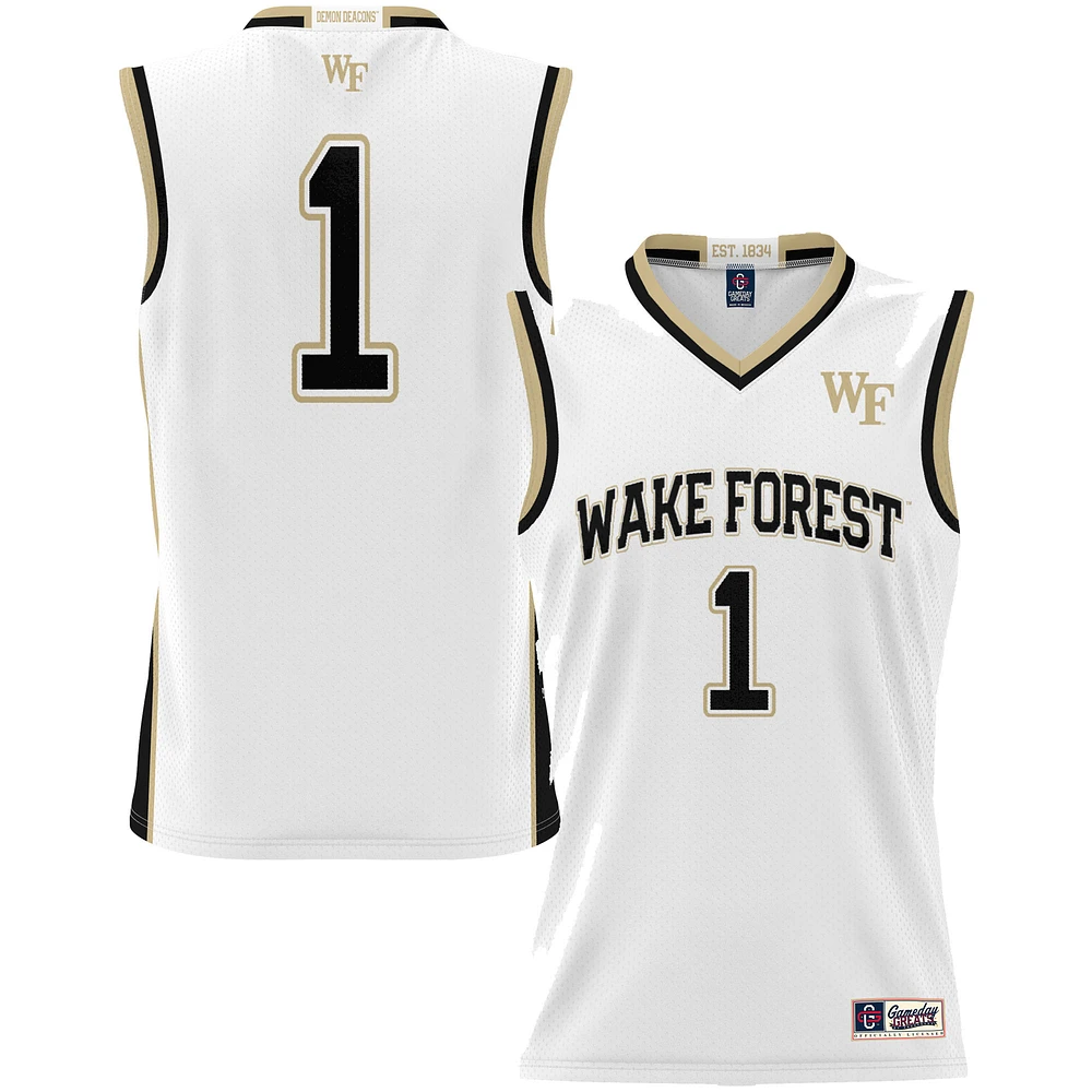 Unisex GameDay Greats #1 Wake Forest Demon Deacons Lightweight Basketball Jersey
