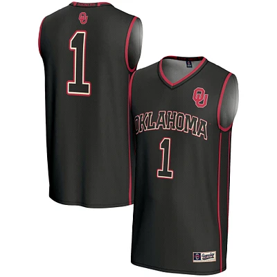 Youth GameDay Greats #1 Black Oklahoma Sooners Lightweight Basketball Jersey
