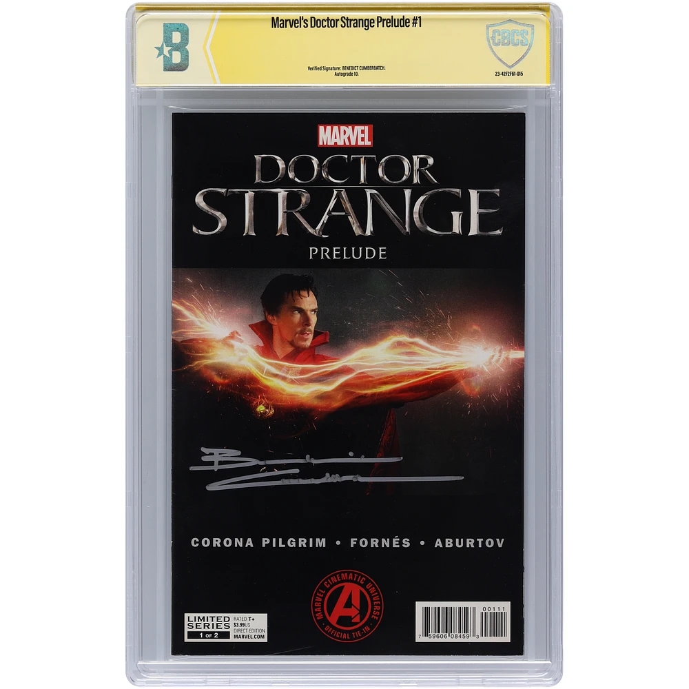 Benedict Cumberbatch Doctor Strange Autographed Prelude #1 Comic Book - Signed in Silver Ink - CBCS AUTO 10