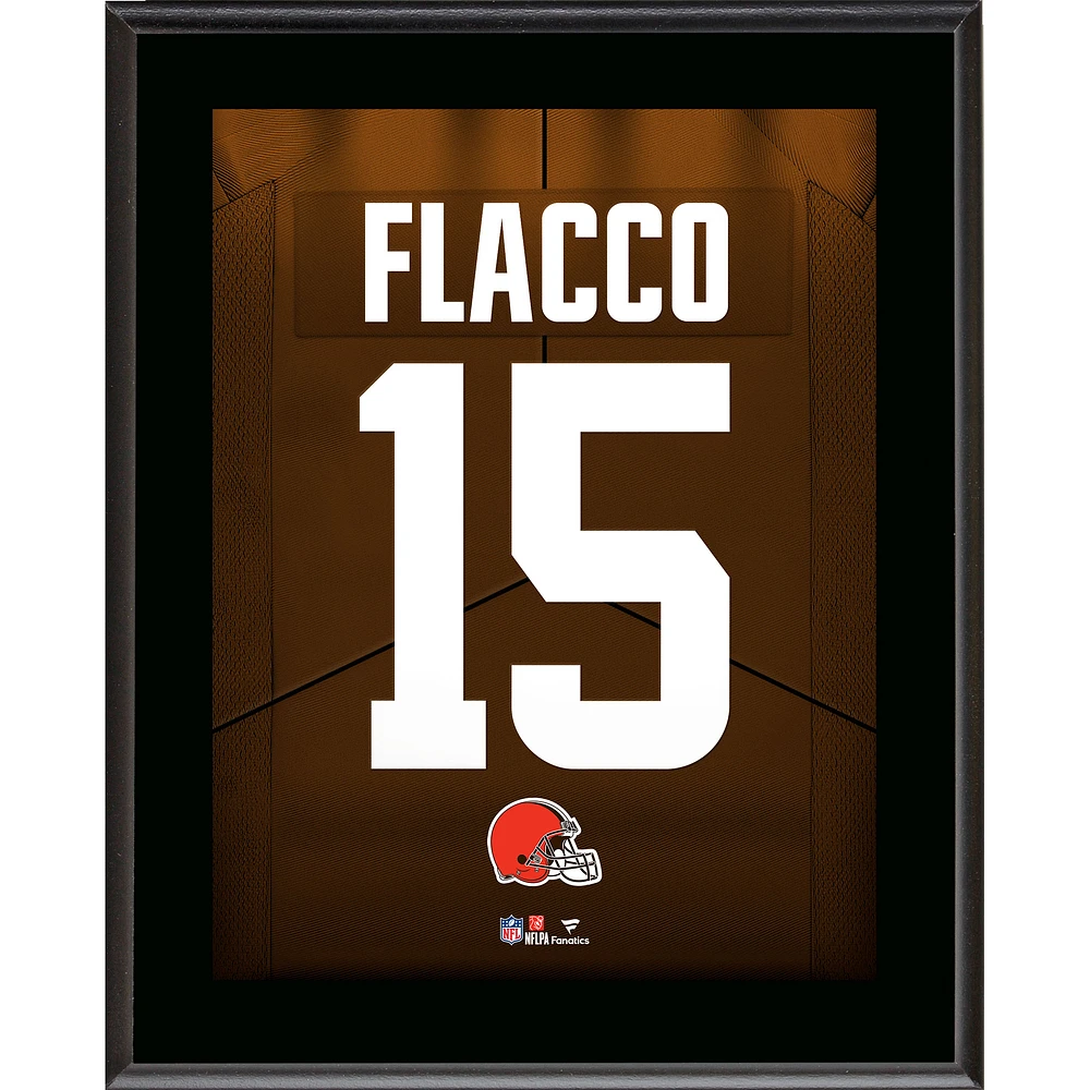 Joe Flacco Cleveland Browns 10.5" x 13" Jersey Number Sublimated Player Plaque