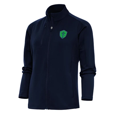 Women's Antigua Navy Seattle Sounders FC Generation Full-Zip Jacket