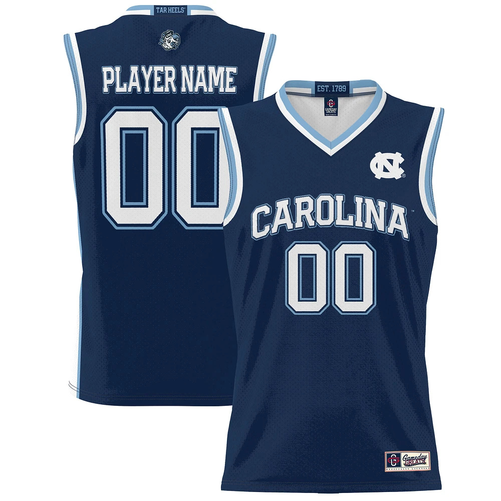 Youth GameDay Greats Navy North Carolina Tar Heels NIL Pick-A-Player Lightweight Women's Basketball Jersey