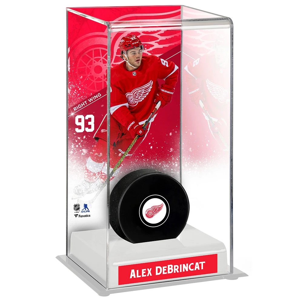 Alex DeBrincat Detroit Red Wings Deluxe Tall Hockey Puck Case