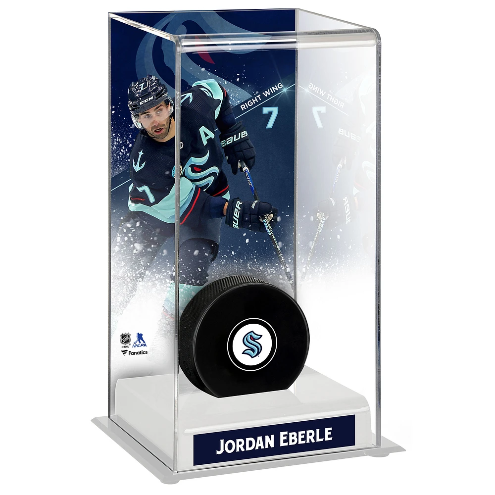 Jordan Eberle Seattle Kraken Deluxe Tall Hockey Puck Case