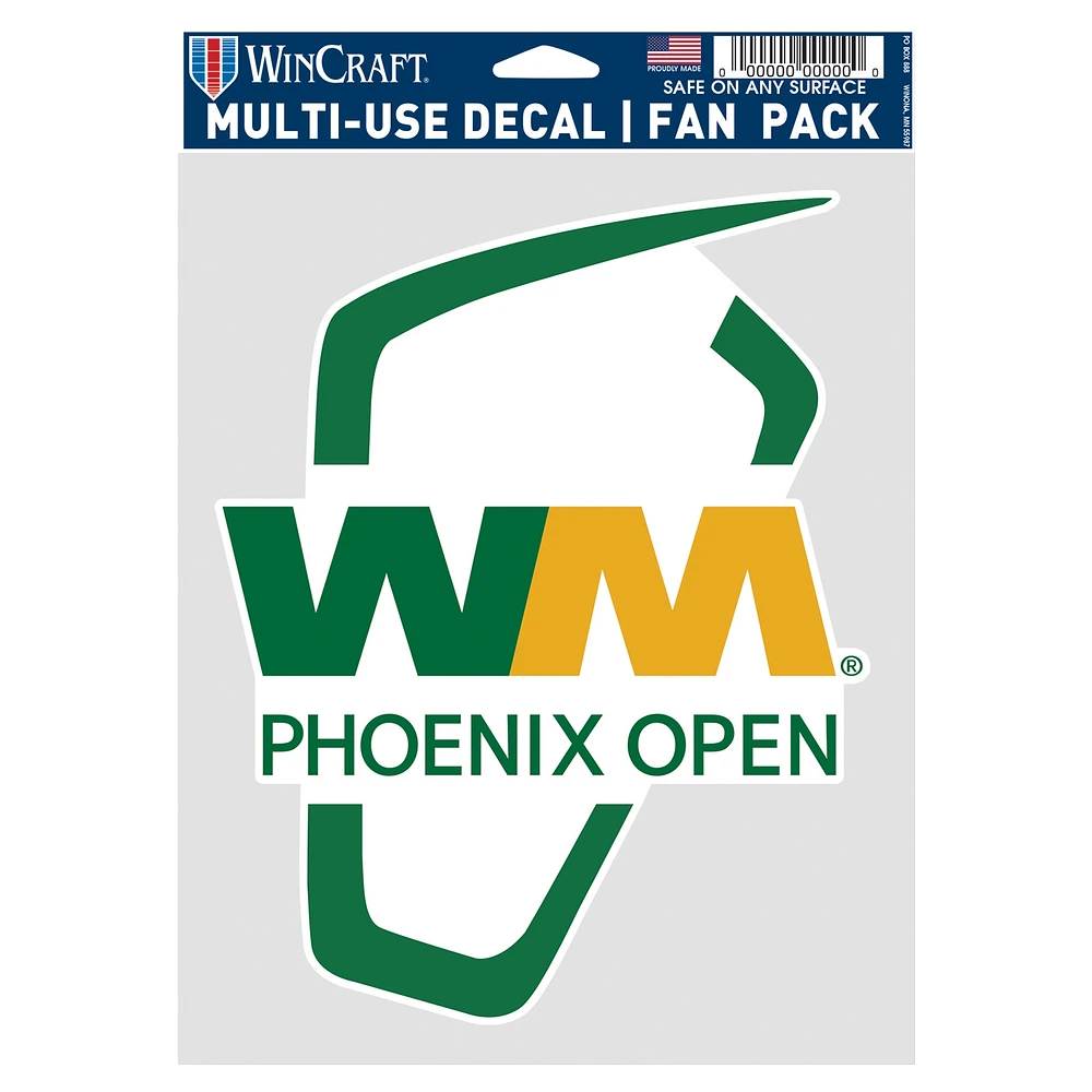 WinCraft WM Phoenix Open 5.5” x 7.75” Multi-Use Decal