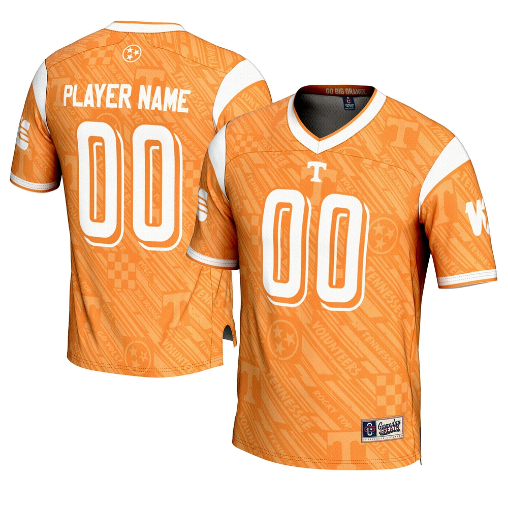 Youth GameDay Greats Tennessee Orange Volunteers Highlight Print NIL Pick-A-Player Football Jersey